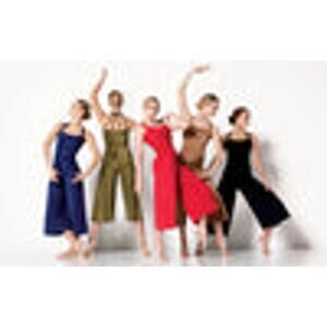 Dance Costume Small Adult Navy Kelle Jazz Contemporary Acro Jumpsuit Rhinestones